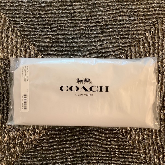 NWT COACH Accordion Zip Wallet Signature Daisy - Picture 3 of 7